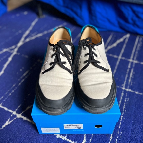 John Fluevog shoes Saturday black/white size men’s 12 main image 5